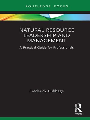 cover image of Natural Resource Leadership and Management